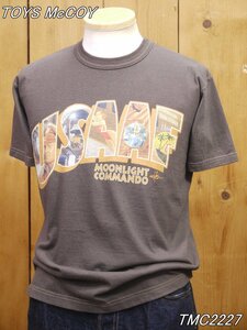 新品 トイズマッコイ MOONLIGHT COMMANDO Tシャツ M ダークチャコール TMC2227 toysmccoy 