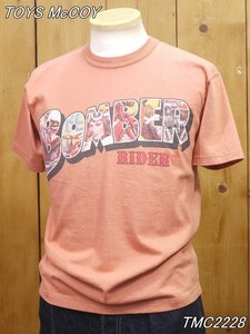 新品 トイズマッコイ BOMBER RIDER Tシャツ L キャロット TMC2228 toysmccoy 