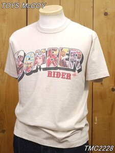 新品 トイズマッコイ BOMBER RIDER Tシャツ L ベージュ TMC2228 toysmccoy 