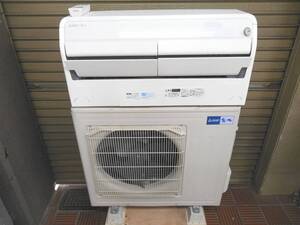 ■△ルームエアコン 冷房6.3kW 20畳用 三菱 霧ヶ峰 MSZ-ZW6317S 2017年製 中古 R32 200V 冷暖房 クーラー 大型