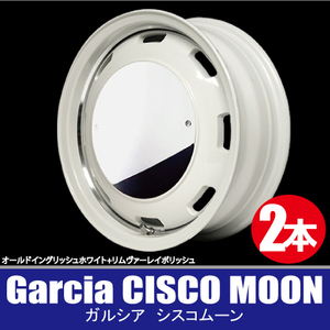 4本で送料無料 2本価格 マルカ Garcia CISCO MOON WHT/P 16inch 5H139.7 6J-5 ガルシア シスコムーン