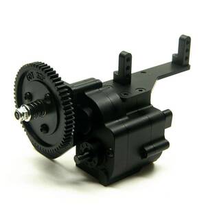  metal transfer case AX2 2 high speed . sending gearbox 1/10 rc car crawler aki car rure chair SCX10 Black