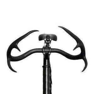  cycling handlebar alloy bru horn deerhorn glass fiber piste fixed-gear velo