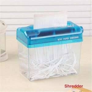  shredder 40 piece Mini desk top hand book cutting paper cutting 3MM shredder transparent 