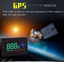汎用 GPS フロントガラス デジタル 速度 スピードメーター プロジェクター_画像4