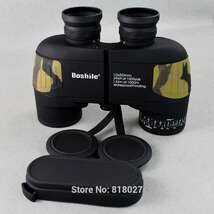 Boshile 10X50双眼鏡プロの軍事海洋防水望遠鏡HD BAK4レンジファインダー距離　色ブラック、迷彩_画像7