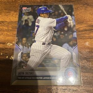 【鈴木誠也】 Topps Now SEIYA SUZUKI 2022年4月18日 カードNo.66 シカゴ カブス Chicago Cubs BBM EPOCH エポック　2