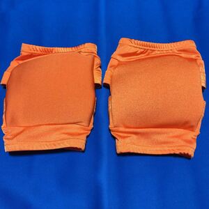 ニーパットオレンジ色 プロレス試合用ニーパット バレーボールニーパット 作業ニーパット 介護ニーパット 膝保護