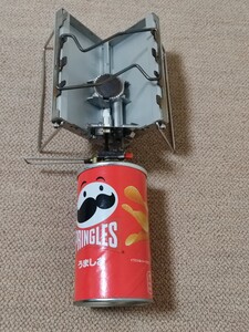 イワタニ カセットガスジュニア CB缶カバー ポテトチップス缶 ジョークグッズ