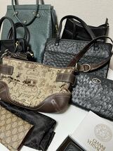 1円スタート　ブランドまとめ　フェンディ　GUCCI ヴェルサーチ　コーチ　オーストリッチ バッグ　財布　小物　正規品　大量セット_画像7