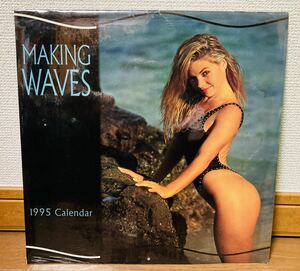 #MAKING WAVES[ календарь ]1995 Calender America бикини sexy Cedco 4/28