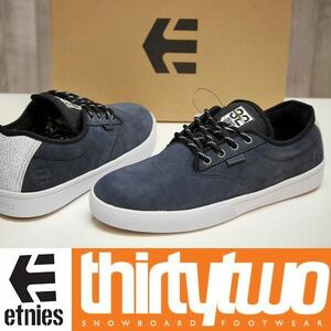 【新品】ETNIES X THIRTYTWO スニーカー JAMESON SLW - 27.5 - CHRIS GERNIER DARK GREY 正規品