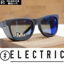 【新品】ELECTRIC サングラス JJF12 - MATTE BLACK / OHM BLUE POLARIZED + Performance Coatings 正規品_画像1