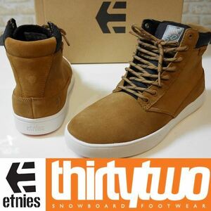 【新品:SALE】ETNIES X THIRTYTWO スニーカー JAMESON HTW - 26.0 - BROWN/BLACK SCOTT STEVENS ブーツ