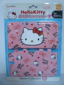 40503-3　3DS LL　Hello　Kitty　ぷくぷくプロテクトカバー　サンリオ　　