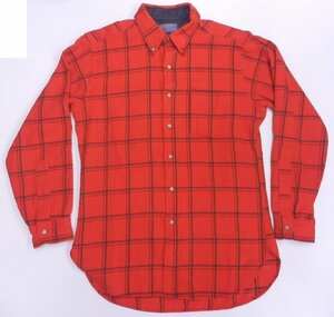 PENDLETON ペンドルトン ウールシャツ 70~80年代 レッド size:M 囗T巛