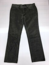 LOUNGE LIZARD ラウンジリザード ストレート ブラックデニムパンツ サイズL ボタンフライ 日本製 black jeans denim pants_画像1