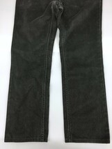 LOUNGE LIZARD ラウンジリザード ストレート ブラックデニムパンツ サイズL ボタンフライ 日本製 black jeans denim pants_画像4