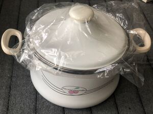 蒸し鍋 両手鍋 ホーロー鍋 23cm