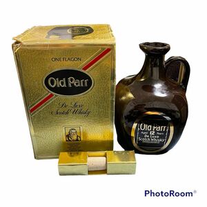 【未開封品】古酒ウイスキー特級 陶器ボトル■ オールドパー 12年 750ml 43度 スコッチウイスキー Old Parr 