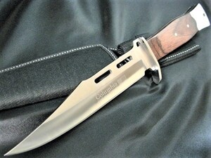★送料込み!★Columbia Saber★G07 コロンビアナイフ 高品質ハンティングナイフ ウッドハンドル ボウイナイフ アウトドア