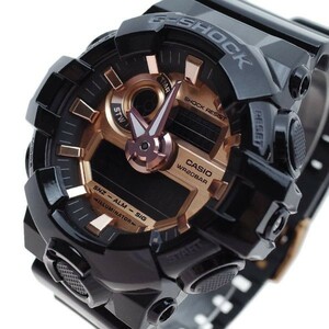 新品未使用品 カシオ Ｇショック腕時計 GA-700MMC-1A ピンクゴールド ブラック//00033801
