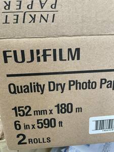 送料無料　未使用　FUJIFILM フジフィルム DL600 用 ペーパー　152mm １本　ミニラボ　