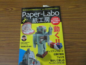 紙工作[Paper-Labo 紙工房] ペーパークラフト ポップアップ 型紙付き /野01