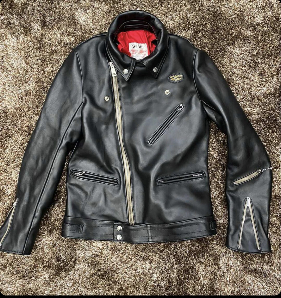 トップシークレット ルイスレザー 60sシングルライダースジャケット