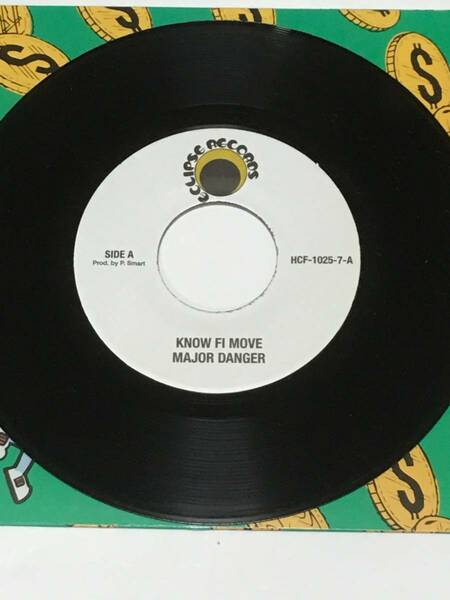 視聴あり 早口 / Know Fi Move - Major Danger / Eclipse Records / Dancehall Classic / レゲエ ７インチ レコード