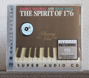 品薄/高音質CD/SACD/JAZZピアノ/ジョージ・シアリング/ハンク・ジョーンズ/George Shearing/Hank Jones/Spirit of 176/Concord