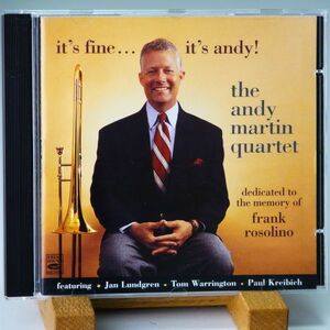 即決【廃盤 FRESH SOUND】THE ANDY MARTIN QUARTET　IT'S FINE ... IT'S ANDY!　JAN LUNDGREN　ヤン・ラングレン