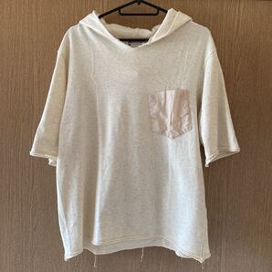 ホワイトライン 半袖パーカーテイシャツ 美品