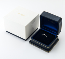 ロイヤルアッシャー ダイヤモンド0.23ct ダイヤモンド 計0.08ct プラチナ950 8号 リング・指輪【中古】_画像6