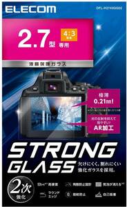 エレコム 液晶保護フィルム ガラスフィルム 高光沢 AR 極薄 2.7インチ(4:3) DFL-H2743GG02