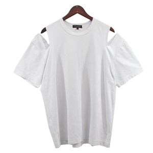 COMME des GARCONS HOMME PLUS　 AD2018 変形カットソー　ショルダー スリット Tシャツ ：8056000113051