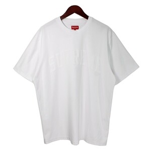 SUPREME　 19AW Chenille Arc Logo S／S Top シェニール アーチ ロゴ Tシャツ 商品番号：8056000080063