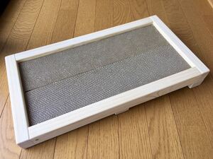 猫のつめとぎ詰め替え用 木製ケース ハンドメイド 【カインズホーム ホームセンター等 段ボール 爪とぎ サイズ】♪♪