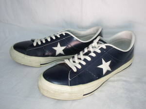 中古品 旧タグ 限定希少カラー 日本製 Japan TAKEO KIKUCHI 別注 EDITION converse ワンスター ONE☆STAR ブルー US 6,5/ 25cmタケオキクチ