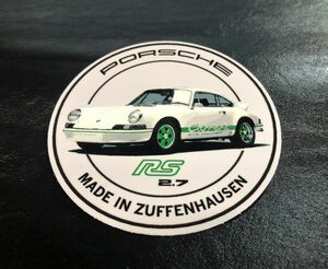 ポルシェ 911 2.7RS ステッカー グリルバッジ porsche 911 996 997 991 992 718 356 930 964 993 カレラ ボクスター Zuffenhausen (0