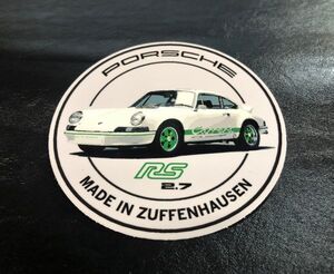 ポルシェ 911 2.7RS ステッカー グリルバッジ porsche 911 996 997 991 992 718 356 930 964 993 カレラ ボクスター Zuffenhausen