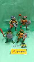 ビンテージ タートルズ TMNT フィギュア ムービースター 4体_画像1