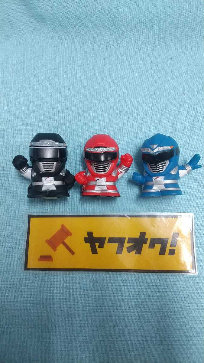 轟轟戦隊ボウケンジャー 8.5cmソフビフィギュア6種+1 総合