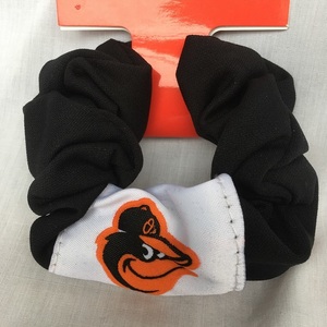 MLB ボルティモア オリオールズ BALTIMORE ORIOLES シュシュ リボン ヘアゴム ポニーテール ツイストリボン 3352