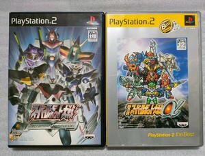 PS2『第２次スーパーロボット大戦α』＆『スーパーロボット大戦Scramble Commander』セット