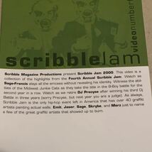 Scribble Jam #4 VHS Atmosphere MC DJ B-Boy Graffiti Battle Hiphop アングラ Rawkus Sage Francis Anticon Mr. Dibbs Precyse レア 廃盤_画像3