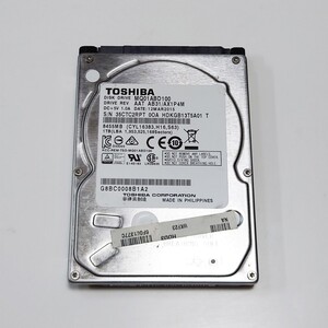 HDD 2.5インチ 1TB TOSHIBA SATA 9.5mm厚 #958