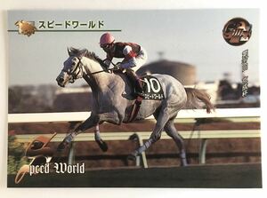 スピードワールド 029 京成杯 バンダイ サラブレッドカード 97年 競馬 競馬カード 美品 ウマ娘