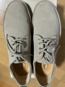 美品　クラークス　ClarksORIGINALS スエードレザー　紳士靴 靴紐タイプ UK8.5 26.5 ベージュ元箱付き