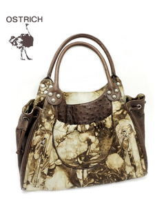 Острих кожаная дачи кожаная сумка сумки с ручной обработкой японской коричневой системы
